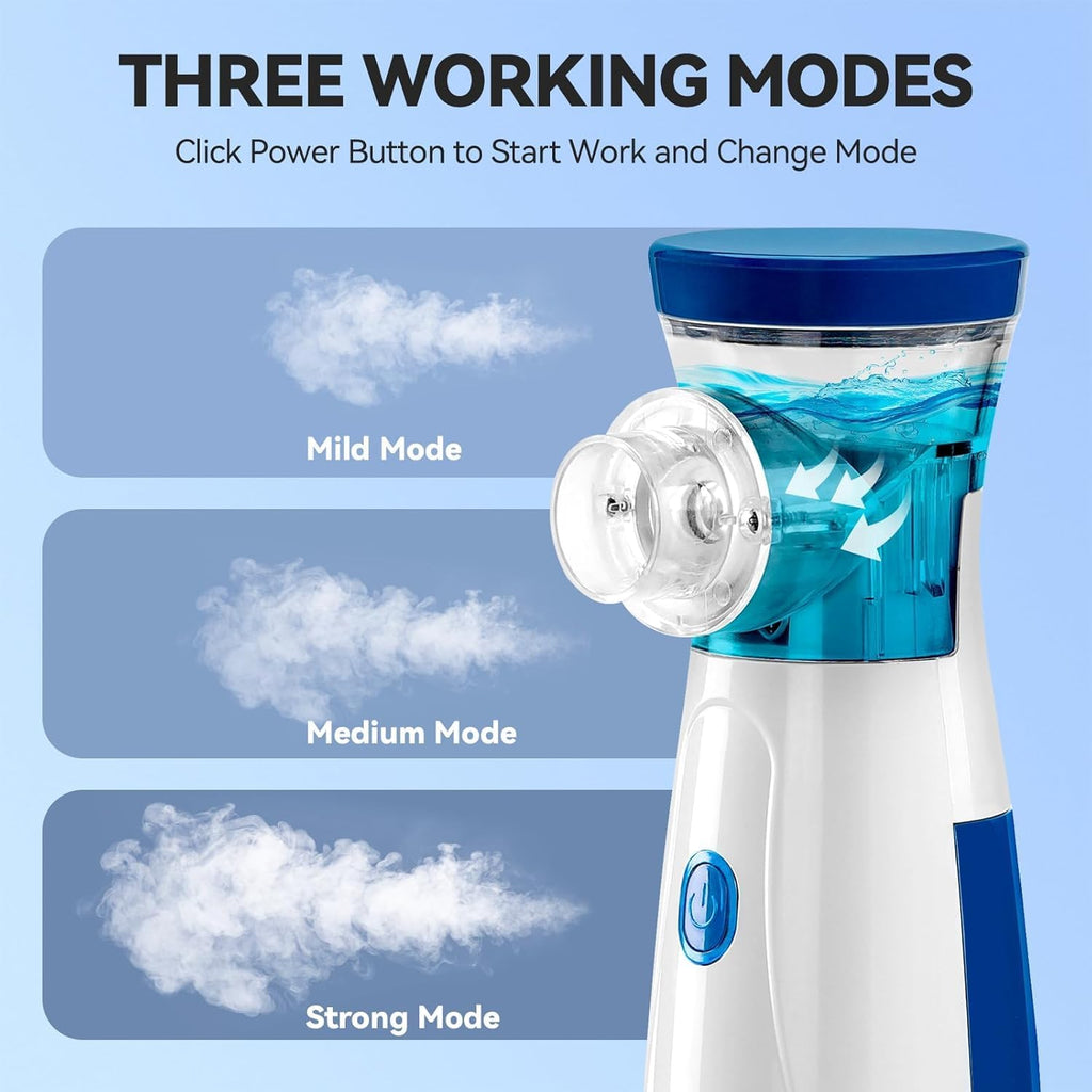 Adult and Child Masks, Fine Mist Respiratory Therapy Device for Asthma and Cough Relief