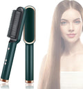 Hair Straightening Brush with Ceramic Heating Technology by Gadnix