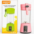 Portable USB Rechargeable Blender Bottle Pink