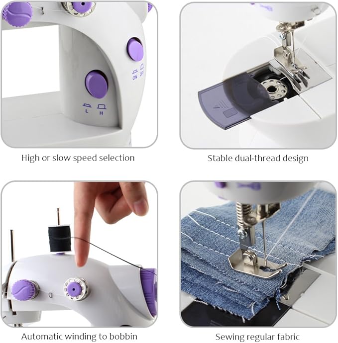 Portable stitching machine for DIY and clothing repair