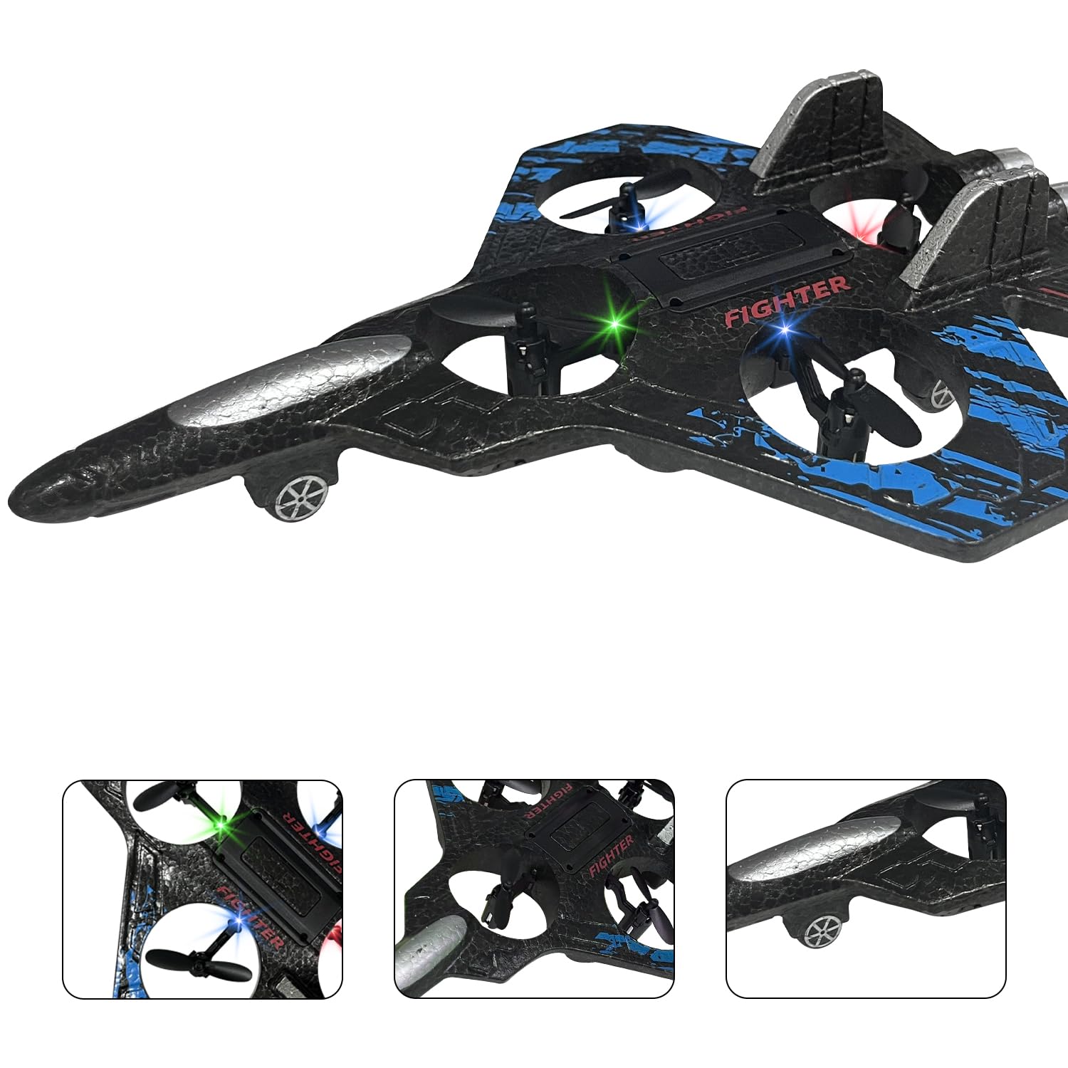 Lightweight Foam Fighter Aircraft Drone for Kids