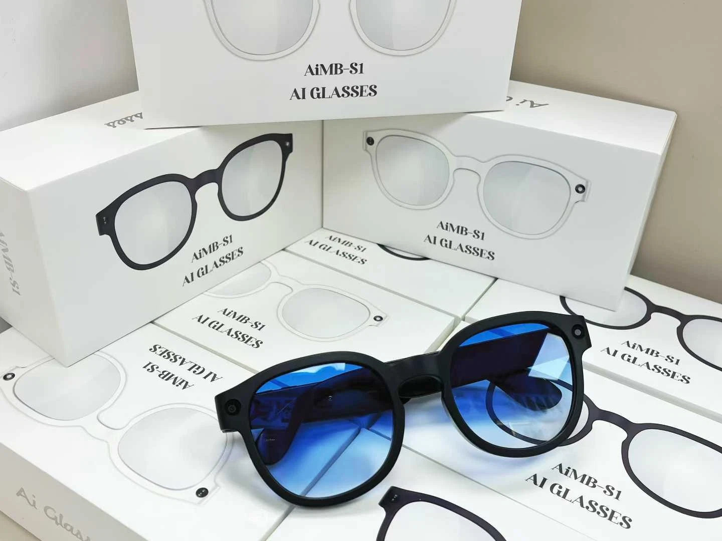 Smart AI Glasses with Ultra HD Video Camera & Open-Ear Audio