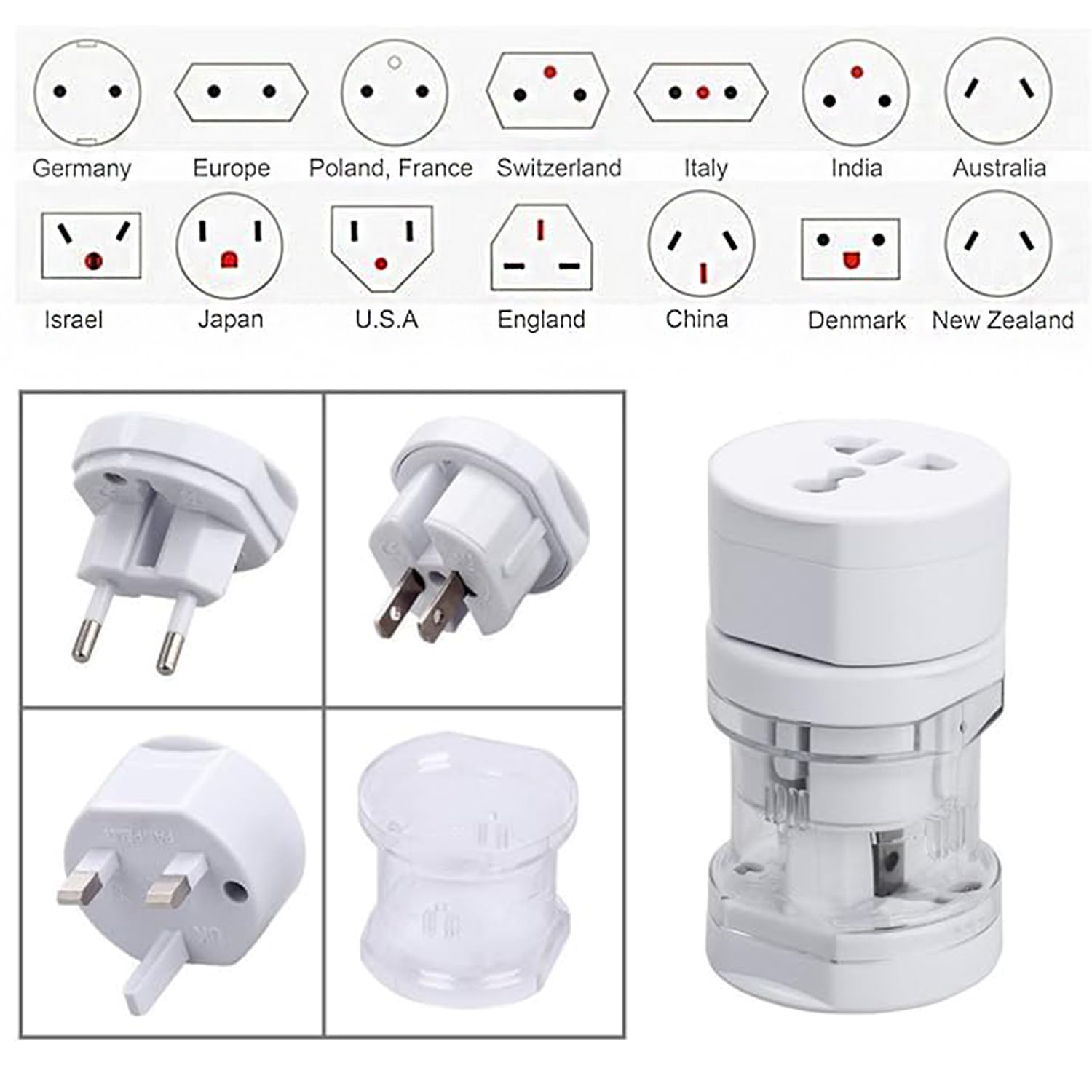 Universal International Travel Adapter – Worldwide Plug Converter